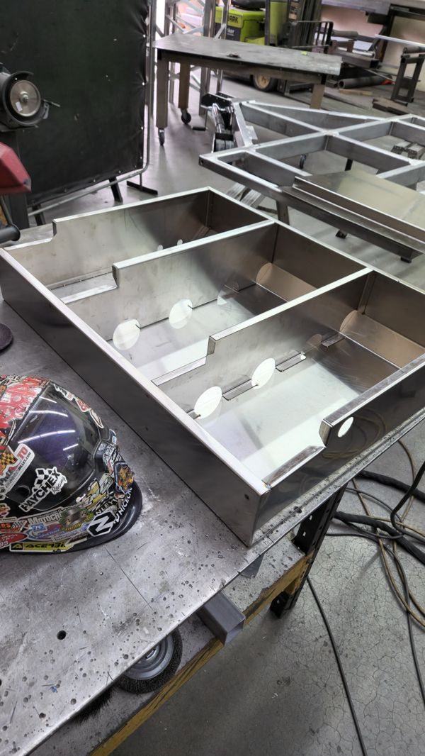 Stainless divided tray