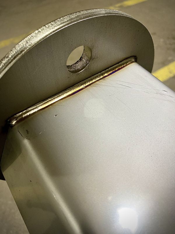 Stainless flange and tube